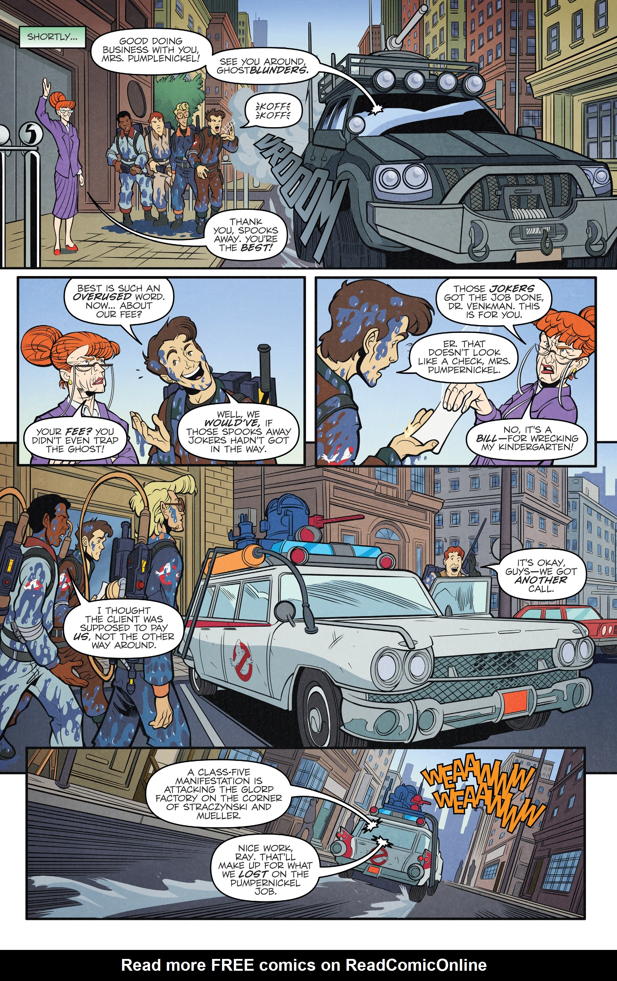 Read online Ghostbusters 35th Anniversary: The Real Ghostbusters comic -  Issue # Full - 9
