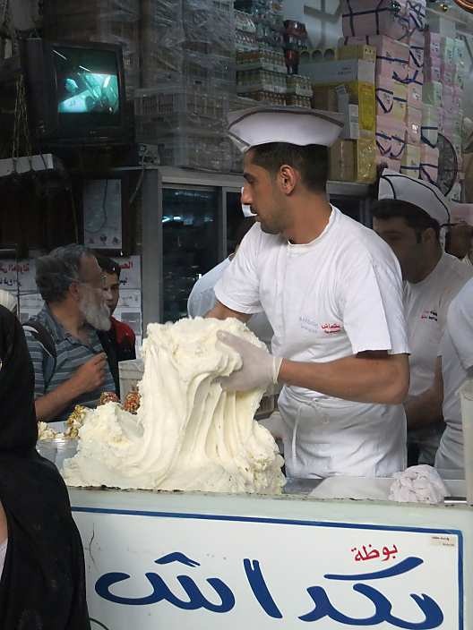 *An English Travel Writer* Icecream in Damascus Souk