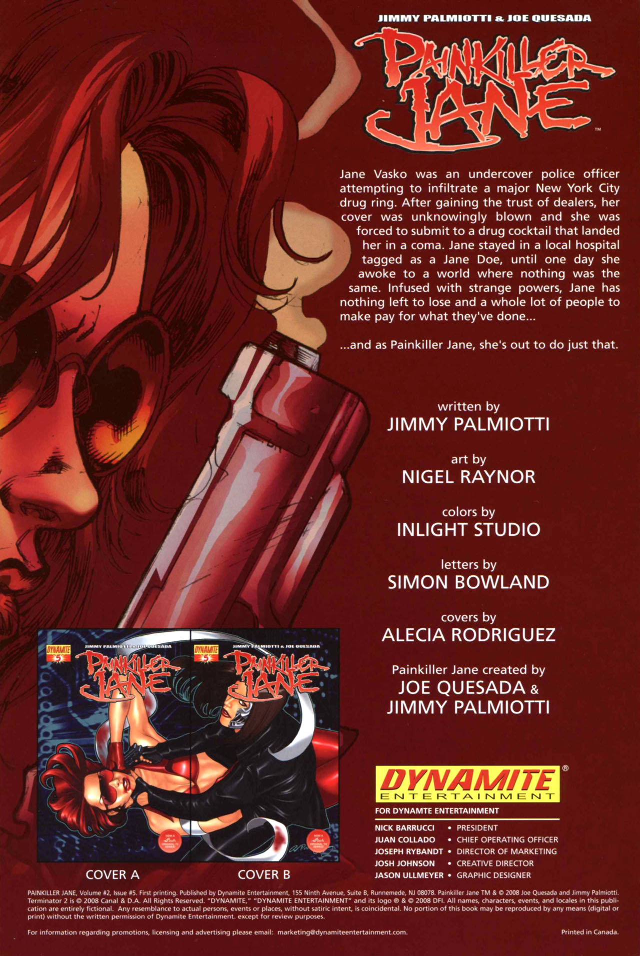 Read online Painkiller Jane (2007) comic -  Issue #5 - 4