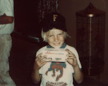 Proud owner of a Galileo 7 spacecraft. Thanksgiving, circa 1974.