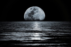 Moon Rising over the Atlantic