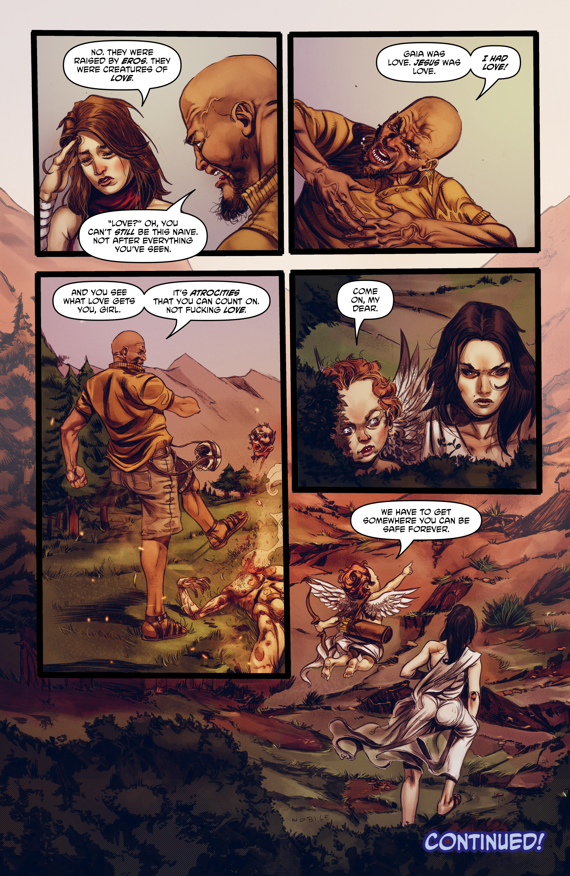 Read online God Is Dead comic -  Issue #25 - 30