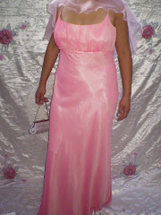 VESTIDO CORTE IMPERIO GAZA COLOR DAMASCO