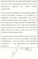Chrysalis Foundation Fundraiser ticket