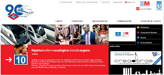 Metro de Madrid cambia su diseño en la web