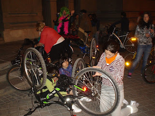 Los ciclistas urbanos de Madrid