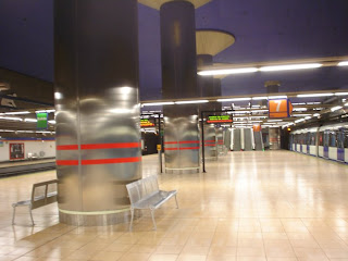 Estadio Olímpico. La estación de Metro de moda.