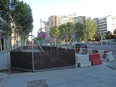 Las obras de la calle más pija de Madrid