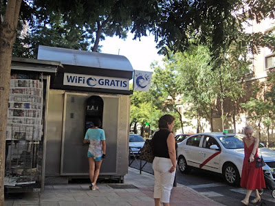 Wifi por las calles de Madrid