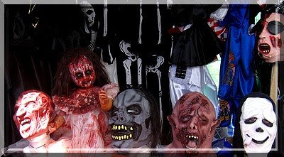 Horror, Masken, Verkleidung, Halloween, Mexiko, Aguascalientes, Markt, Toten