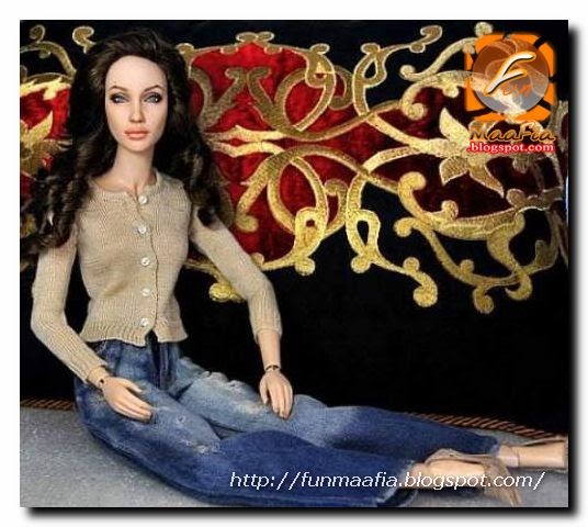 Fun Maafia Angelina Jolie S Barbie Doll Worth 3000 Pictures
