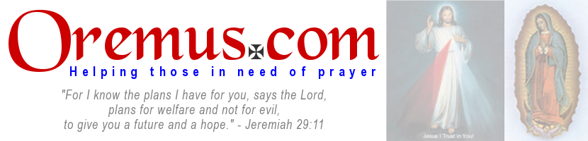 Oremus.com - Helping those in need of prayer