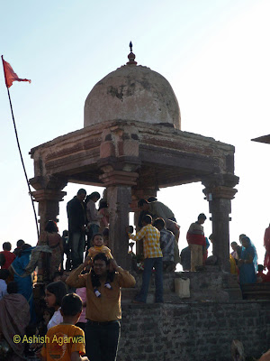 Offering prayers at the Lord Shiva site in Bhojpur, Madhya Pradesh, India