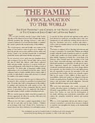 FAMILY PROCLAMATION