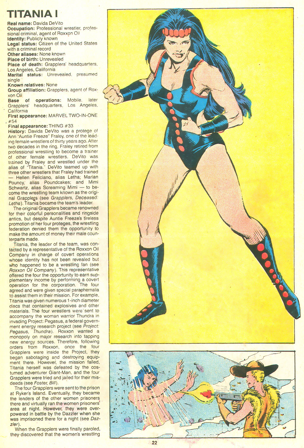 Read online The Official Handbook of the Marvel Universe Deluxe Edition comic -  Issue #20 - 24