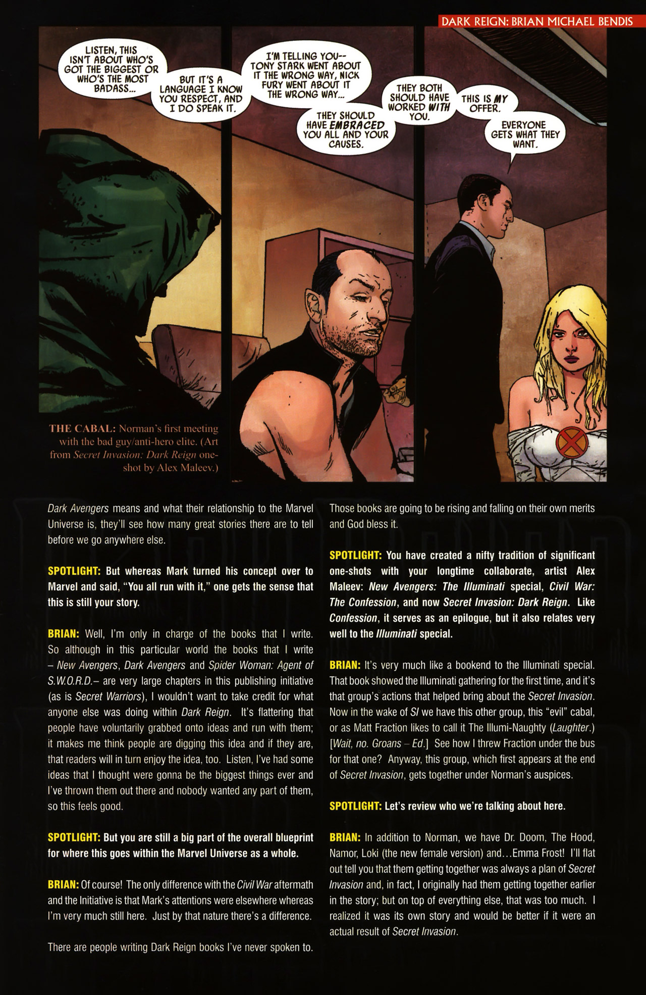 Read online Marvel Spotlight: Dark Reign comic -  Issue # Full - 5