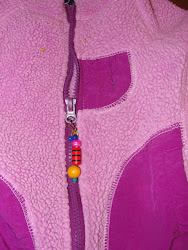 Beaded zipper pull