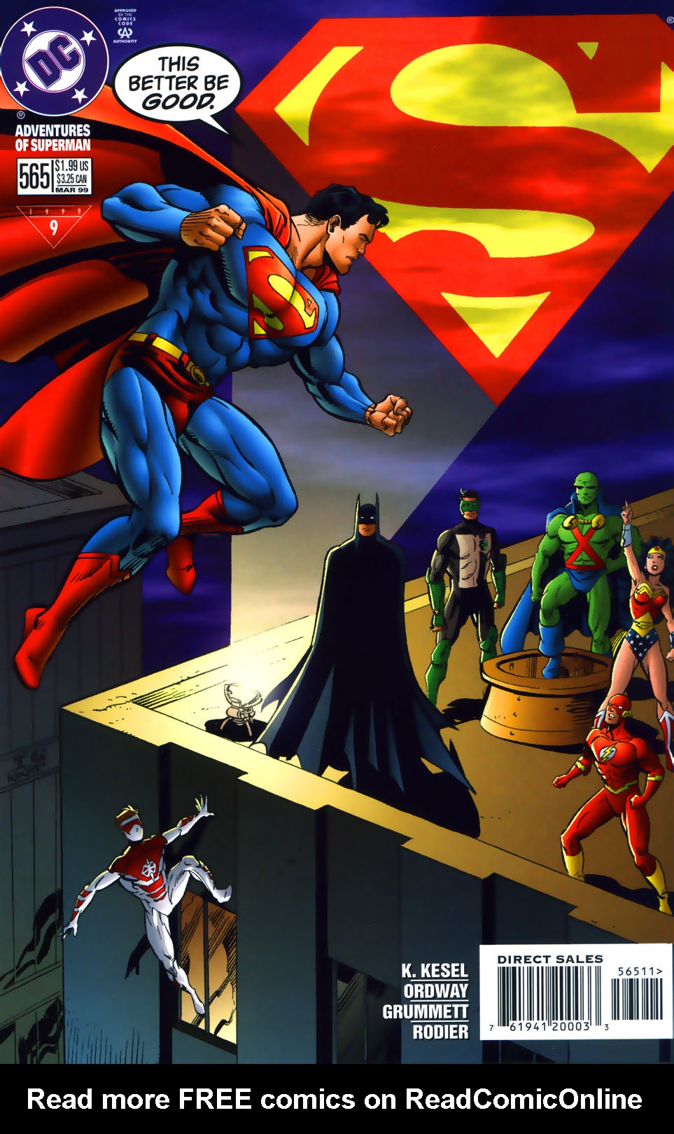 Read online Adventures of Superman (1987) comic -  Issue #565 - 1