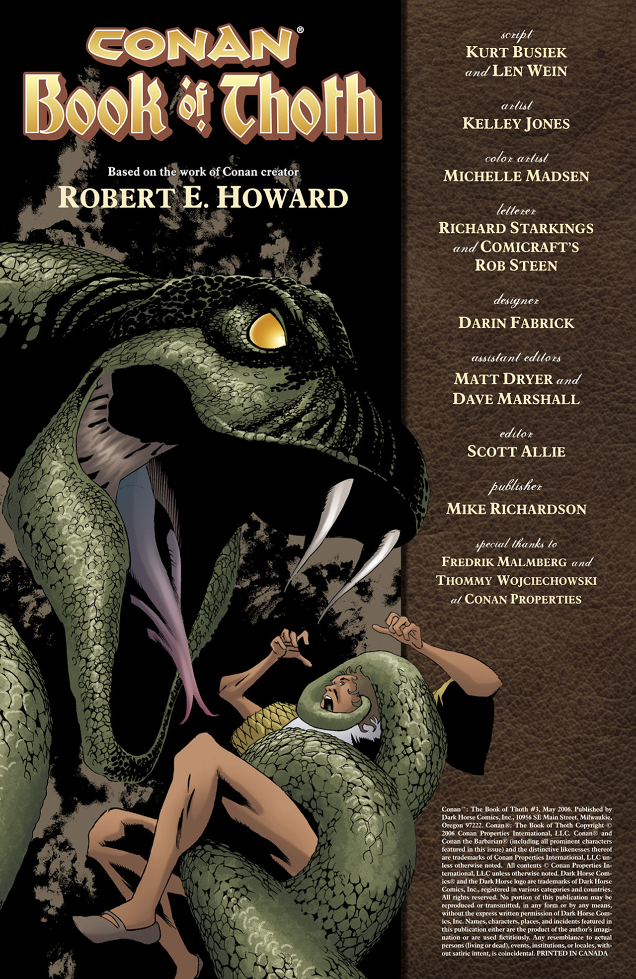 Read online Conan: The Book of Thoth comic -  Issue #3 - 2