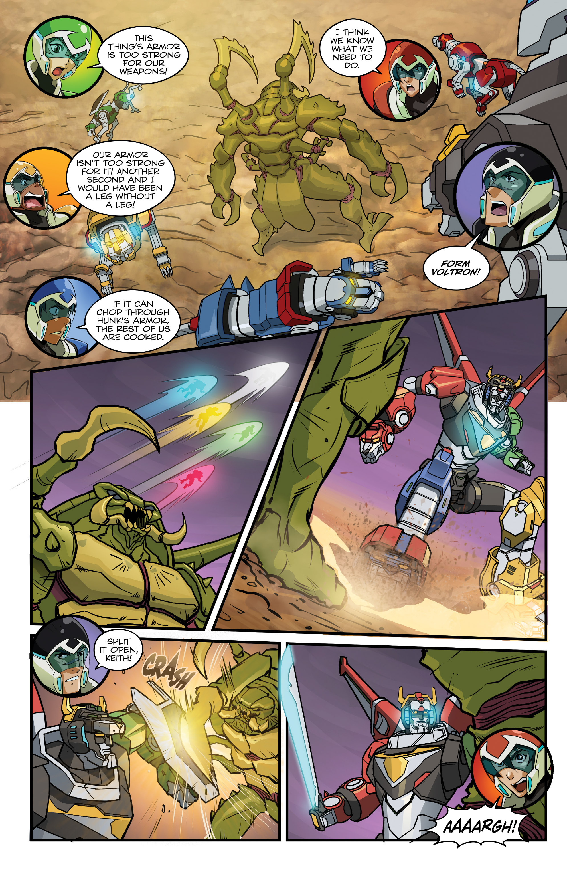 Read online Voltron: Legendary Defender comic -  Issue #1 - 22