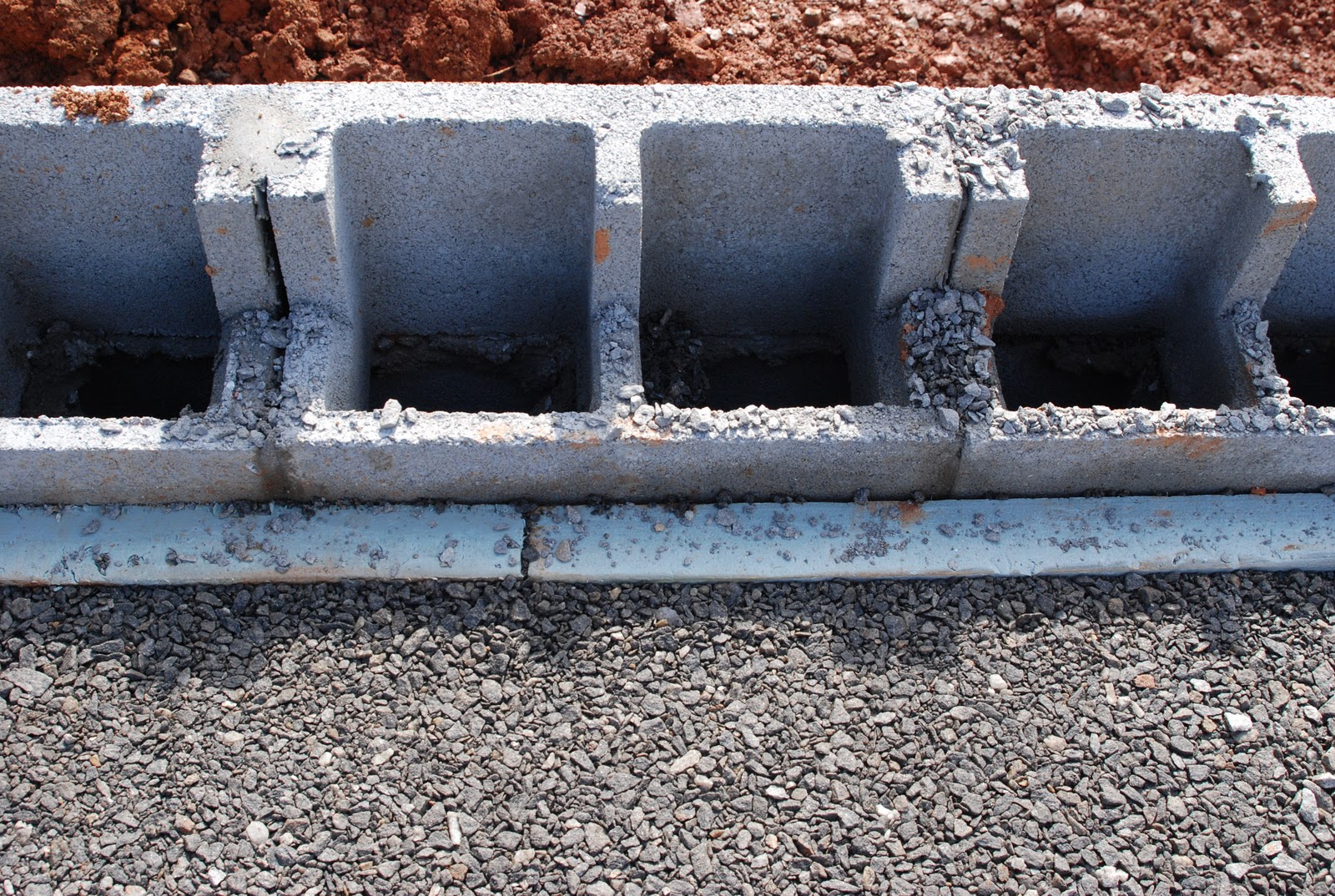 Passive Solar Residence Continuation of Foundation Construction