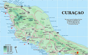 Mapa de Curazao