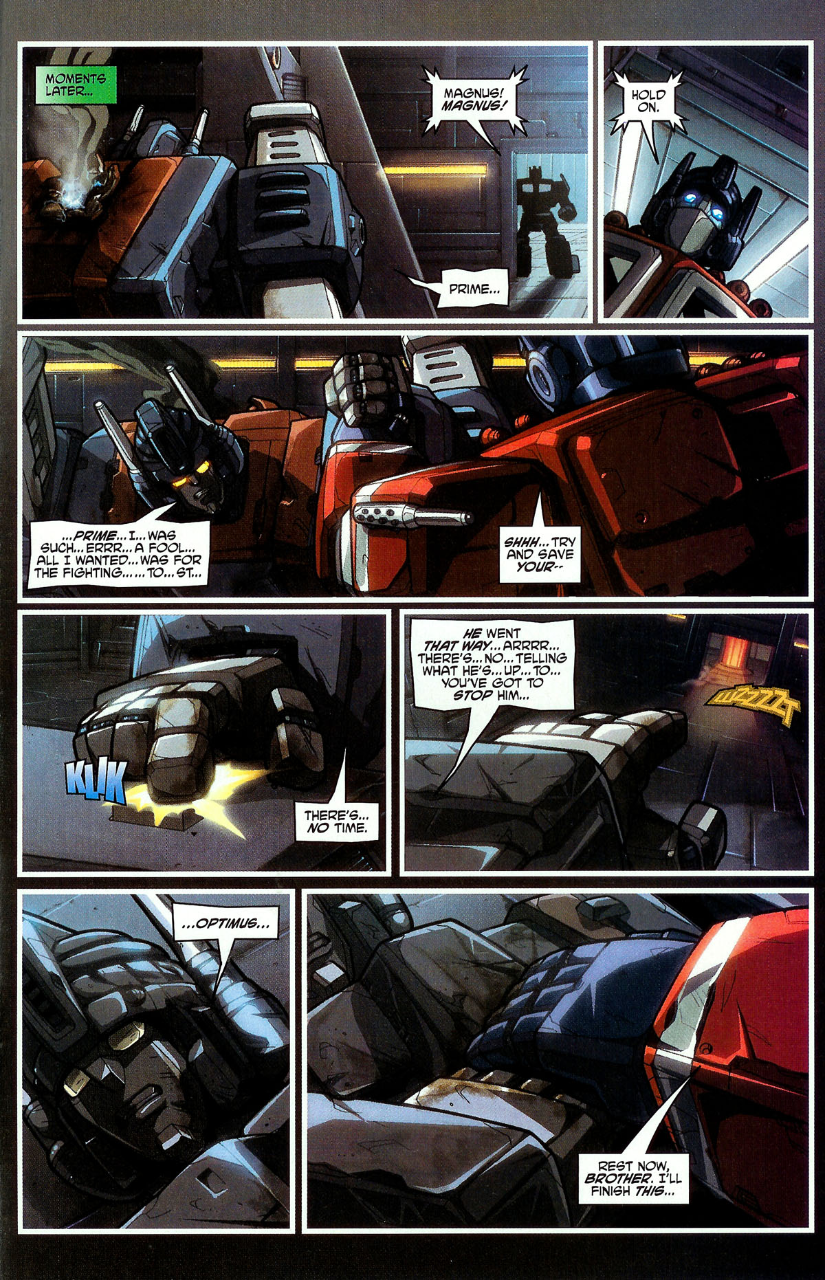 Read online Transformers: Generation 1 (2003) comic -  Issue #5 - 16