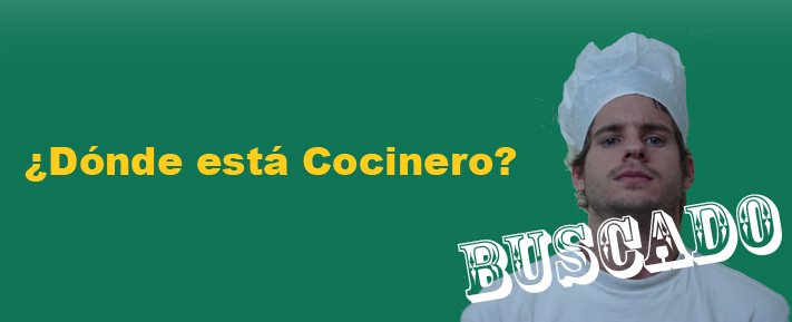 ¿Dónde está Cocinero?