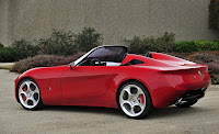 Alfa Romeo Spider designed by Pininfarina (2uettottanta) back side
