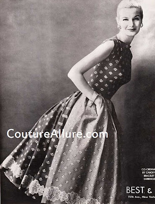 carolyn schnurer dress, 1954