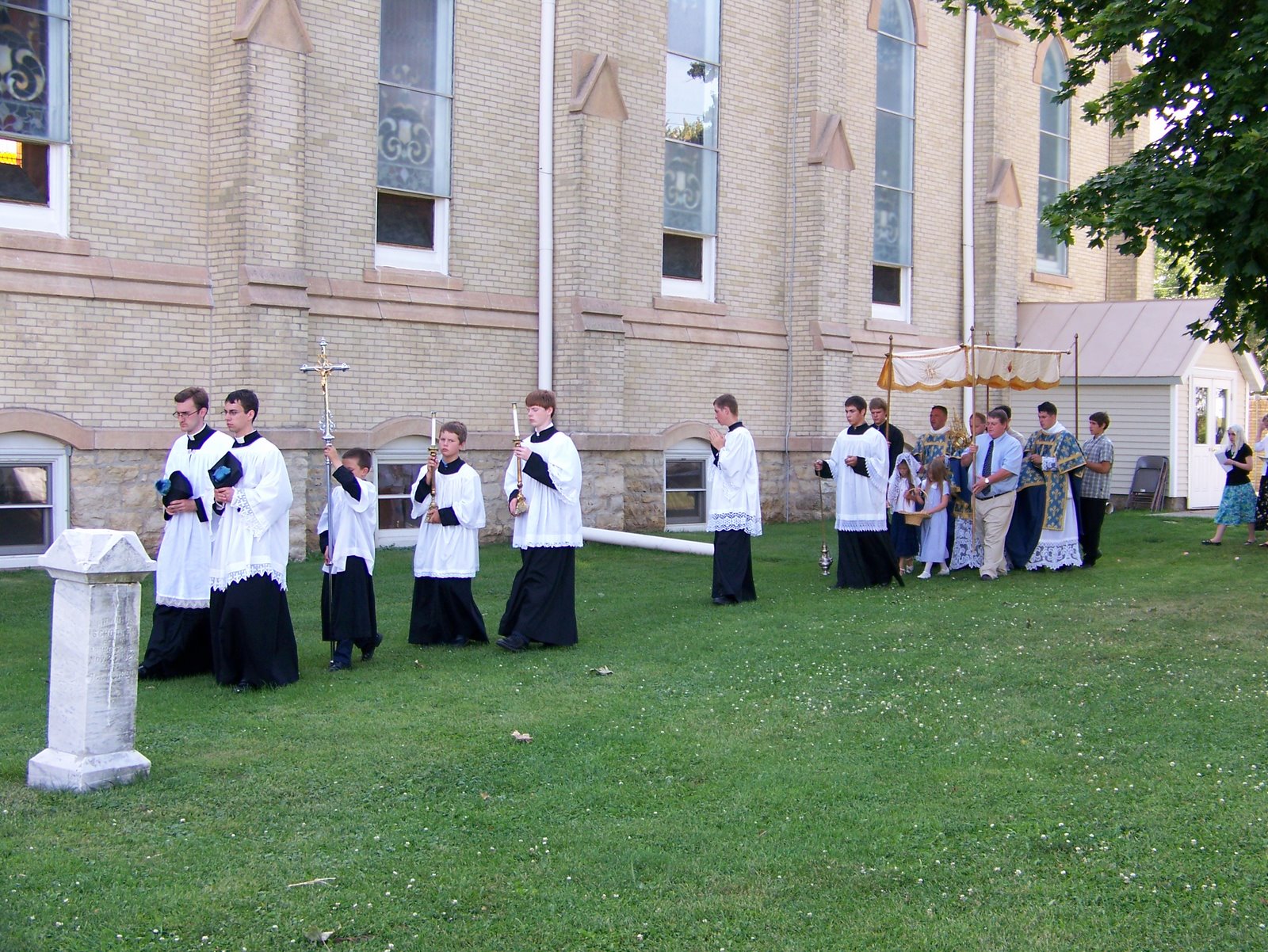 The Badger Catholic Assumption Feast at St Mary's Parish, Cashton WI