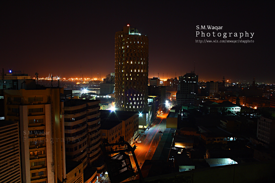 S.M.Waqar Photography Karachi Night