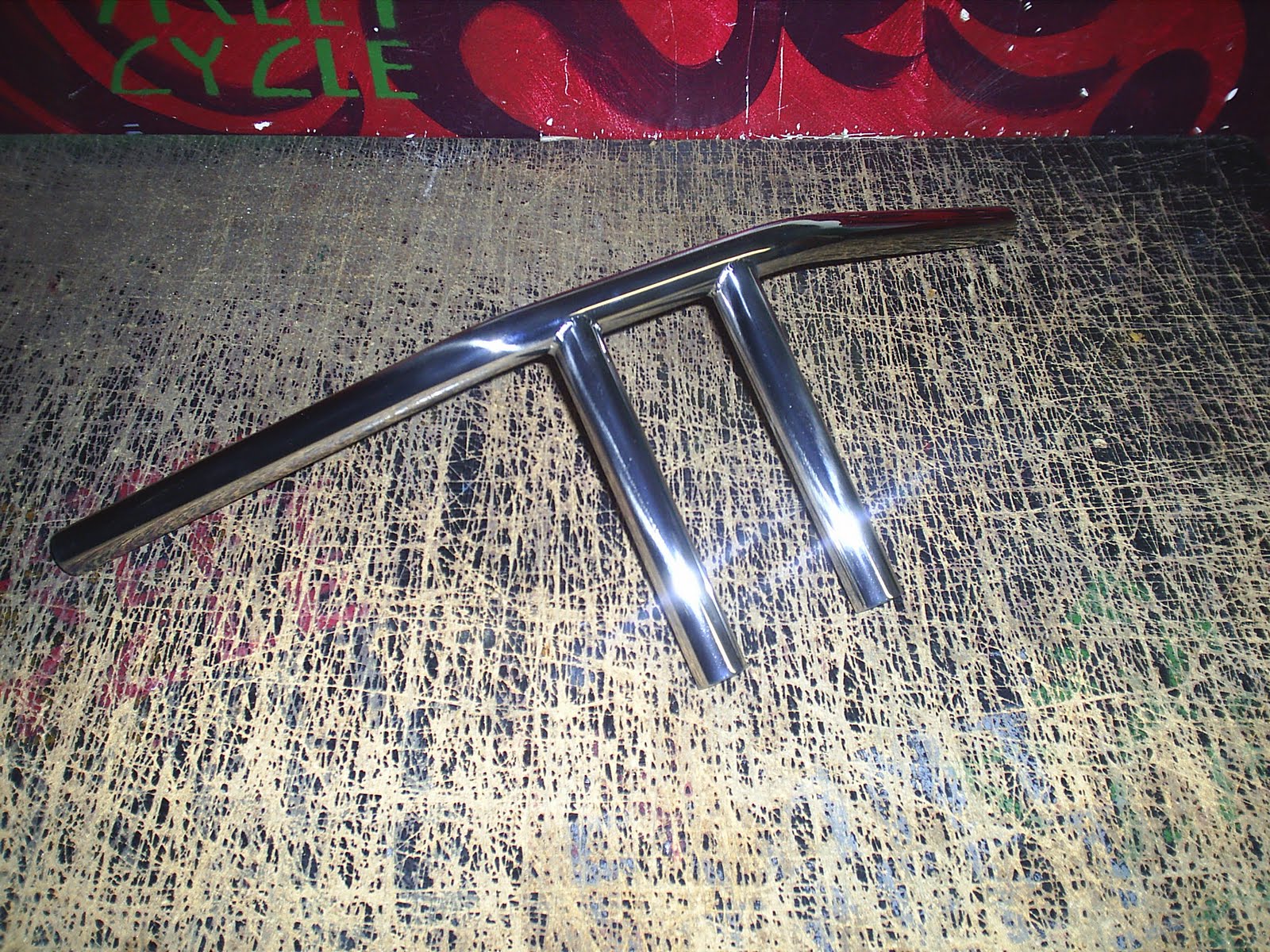 FRONT ST CYCLE Polished Stainless Pullback Drag T bars