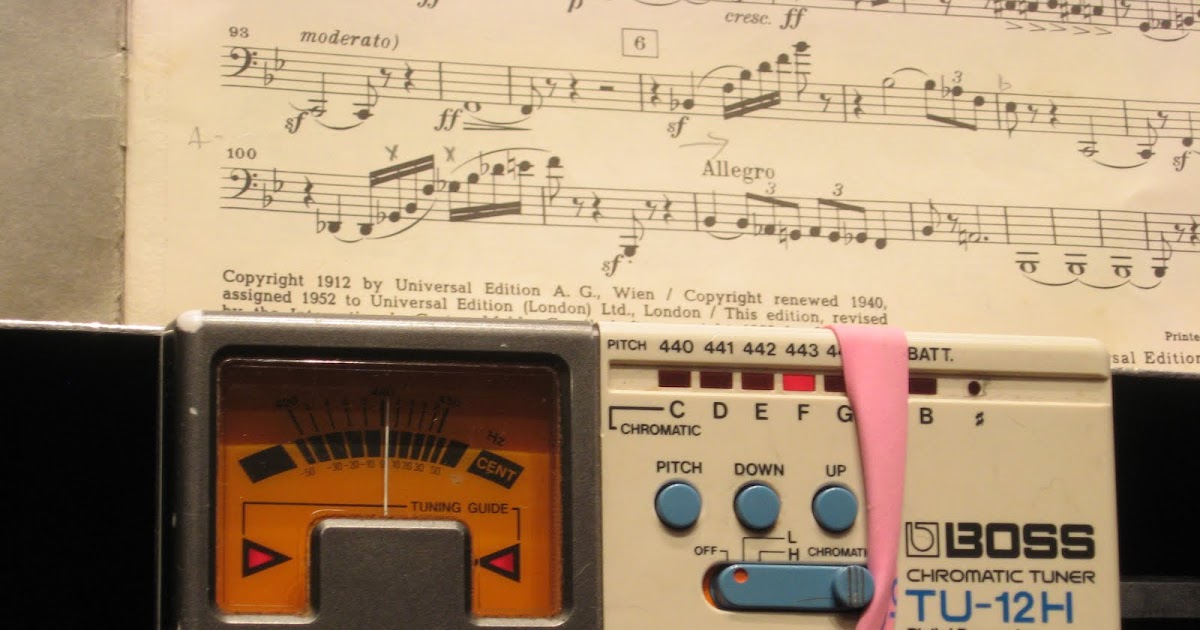 Bassoon Blog Intonation