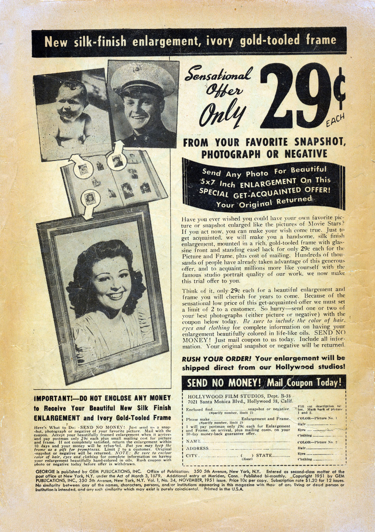 Read online Georgie Comics (1949) comic -  Issue #34 - 2