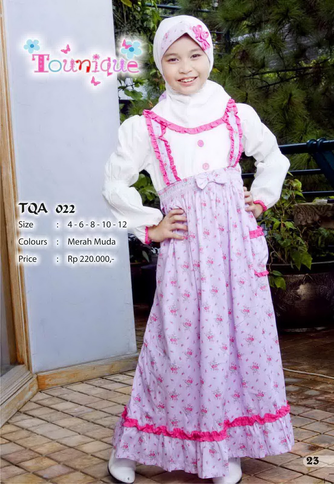 Tounique, Aini, Baju Muslim Anak Cute n Impressive Tounique