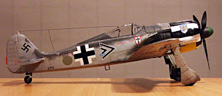 Tamiya's 1/48 Fw-190A-3 modified to Fw-190A-4