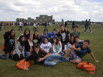 ampliar foto curso de inglés, verano 2010, Oxford, Stonehenge