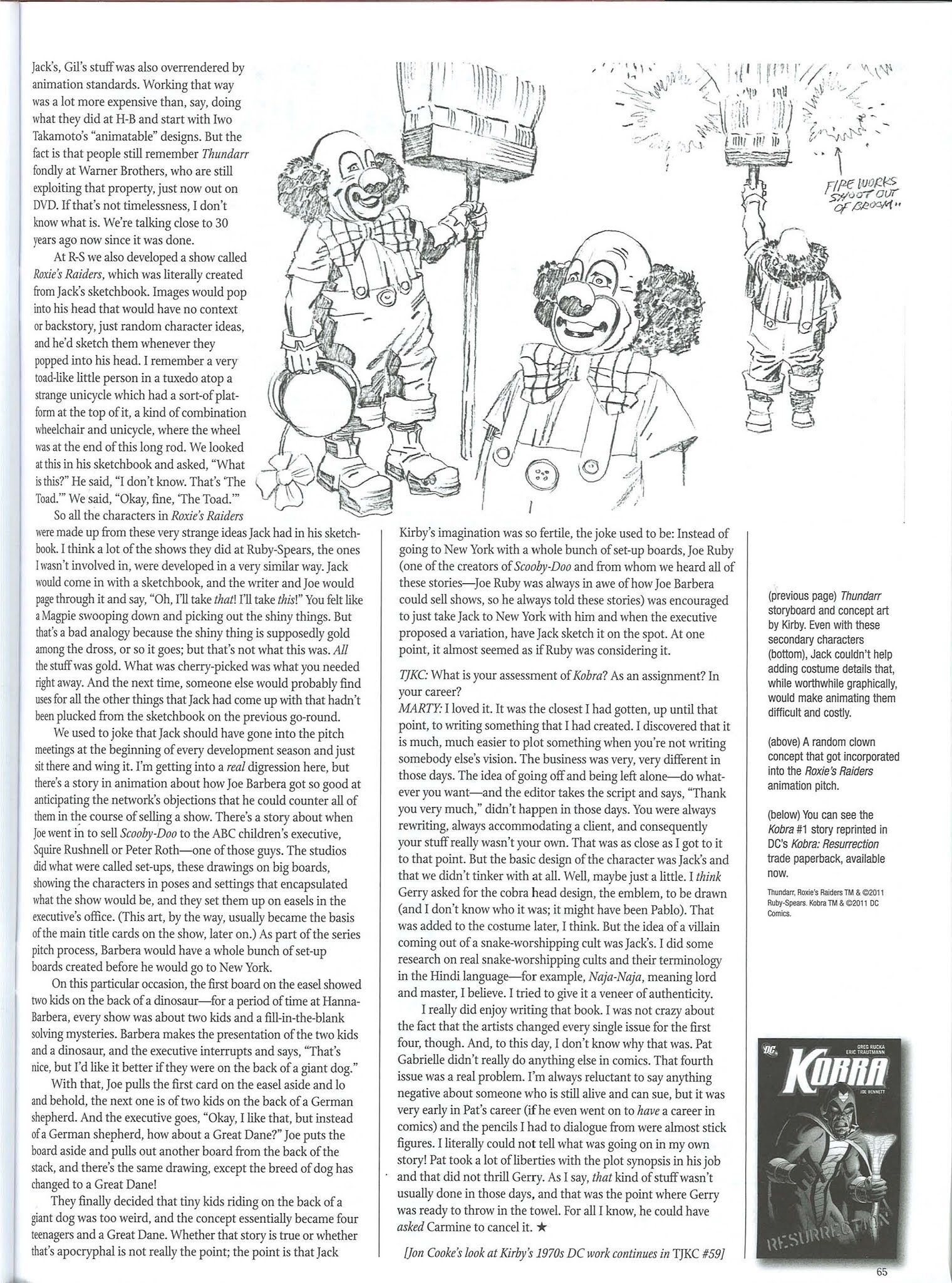 Read online The Jack Kirby Collector comic -  Issue #57 - 67