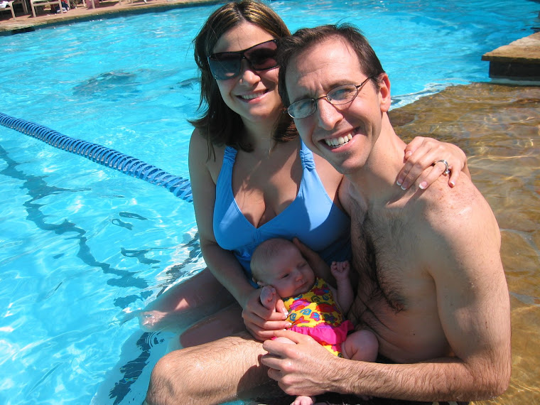 maddie going swimming for the first time