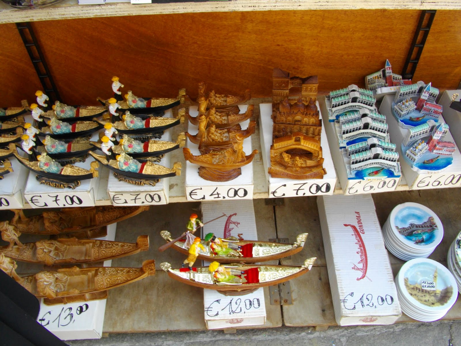 Gondolas in Venice souvenirs Life in Luxembourg