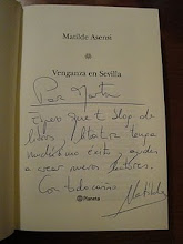 Dedicatoria de Matilde Asensi al blog