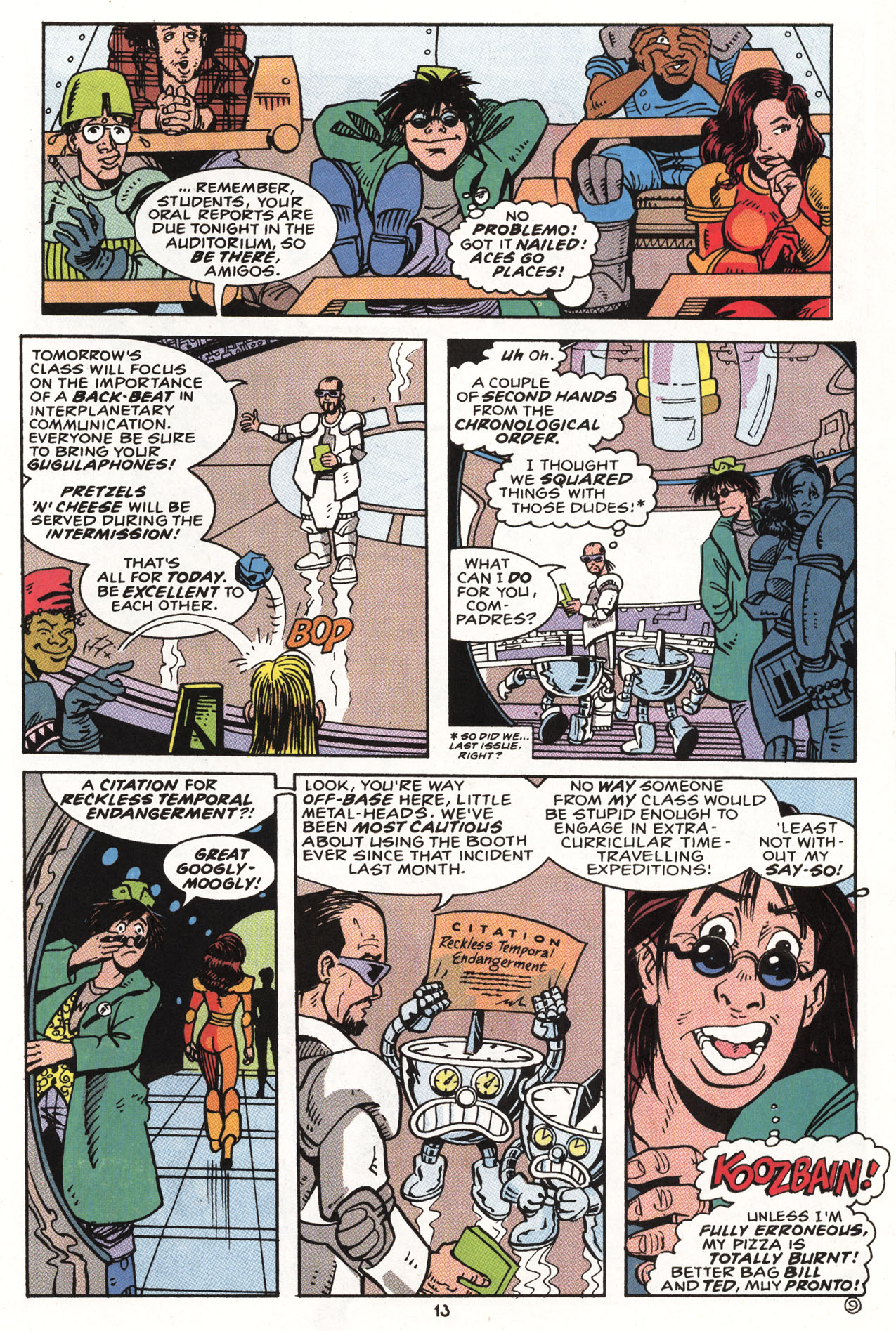 Read online Bill & Ted's Excellent Comic Book comic -  Issue #8 - 15