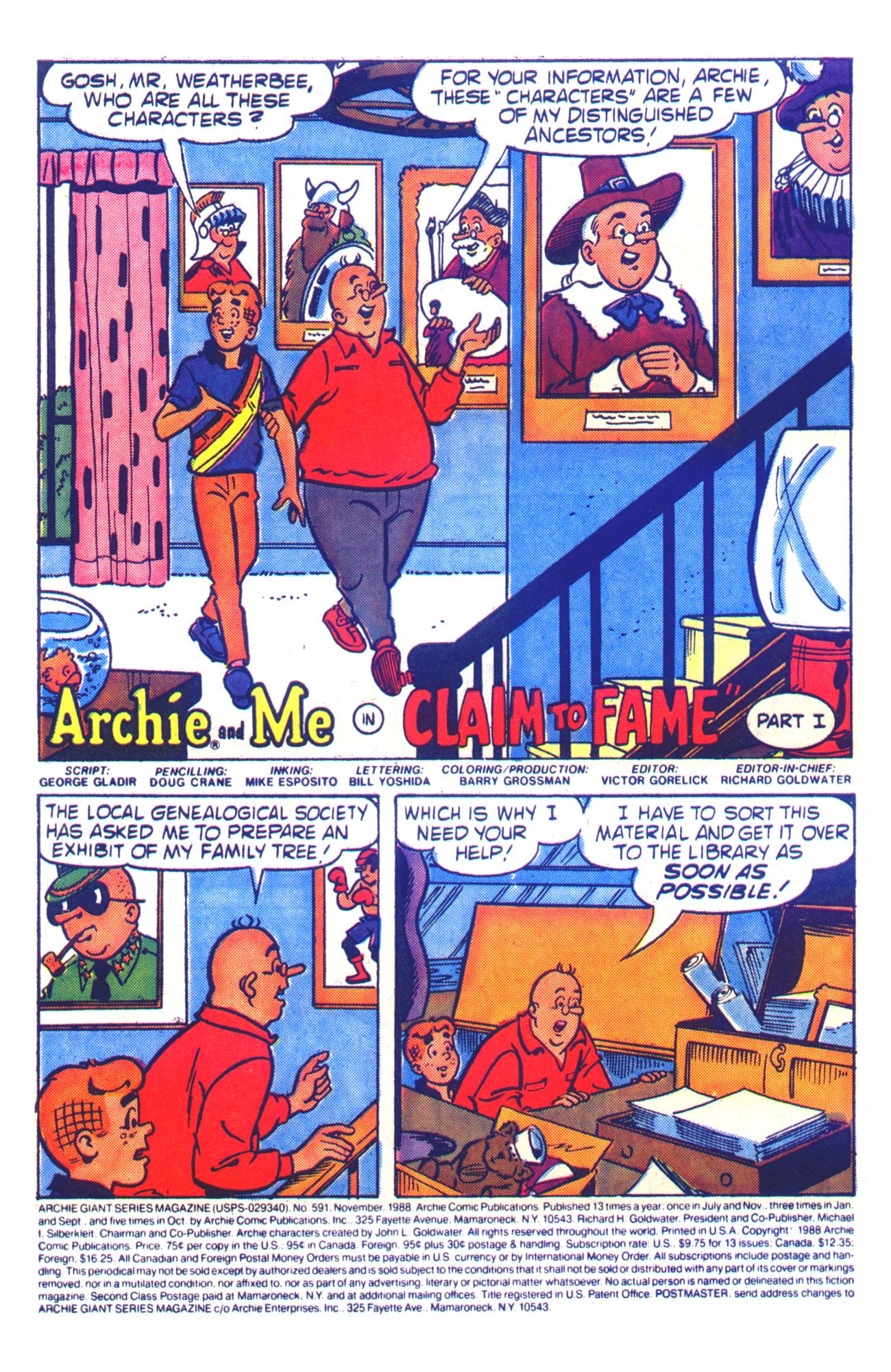 Read online Archie Giant Series Magazine comic -  Issue #591 - 3
