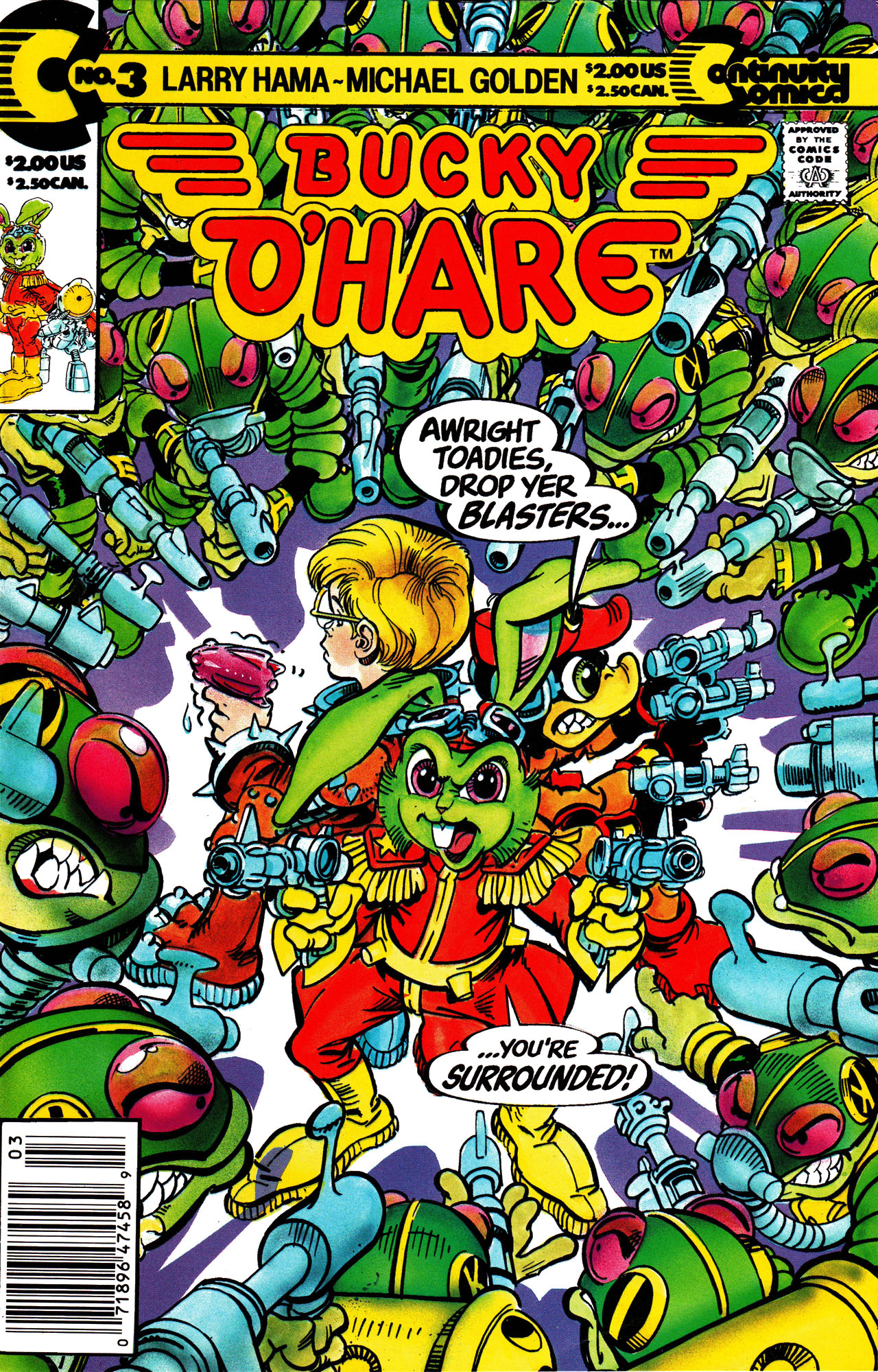 Read online Bucky O'Hare (1991) comic -  Issue #3 - 1