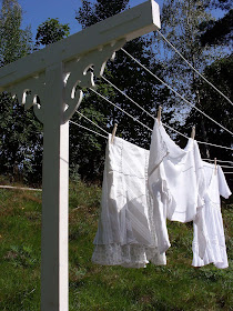 Frugal Luxuries by the Seasons: In Praise of the Backyard Clothesline