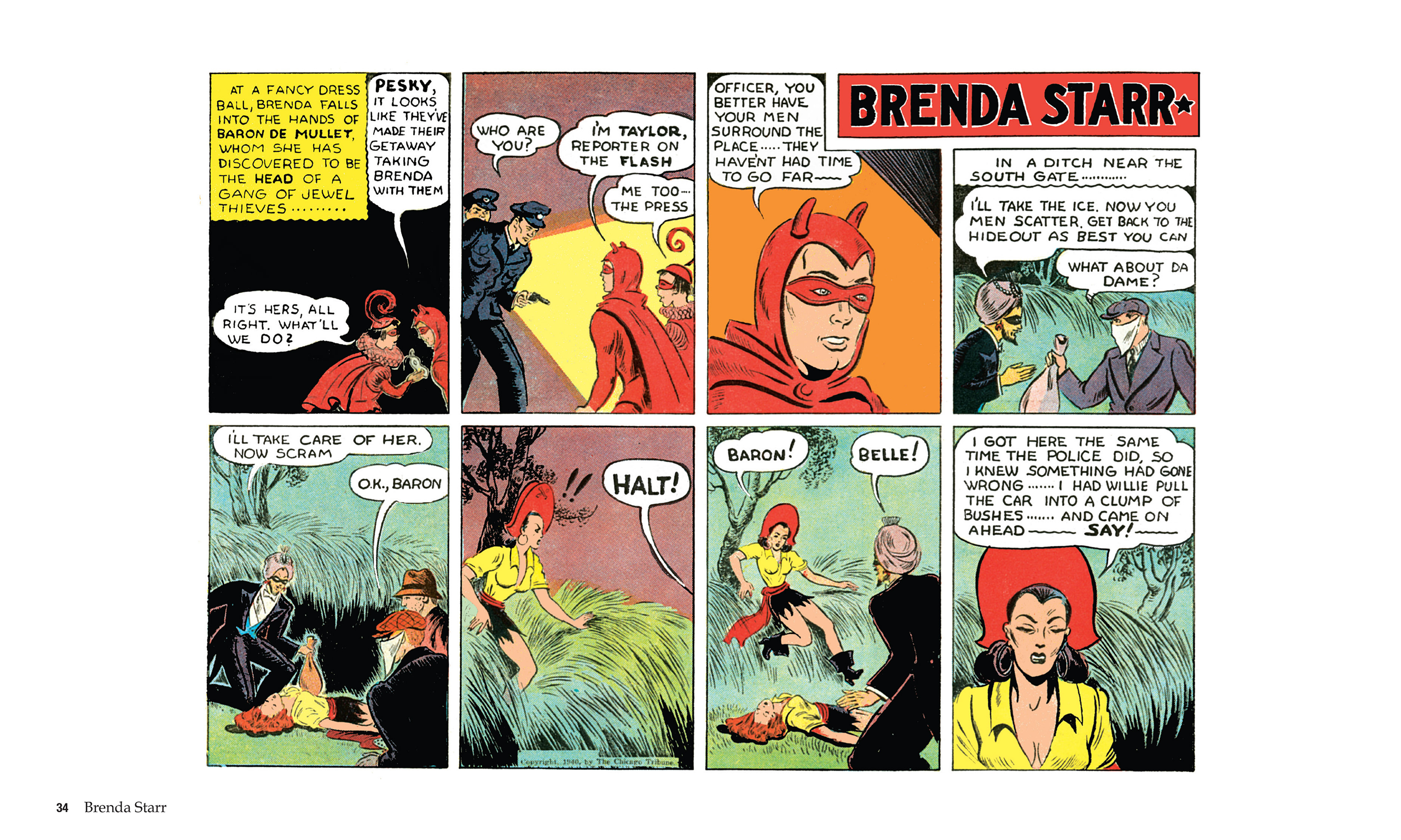 Read online Brenda Starr, Reporter: The Collected Dailies and Sundays comic -  Issue # TPB (Part 1) - 35