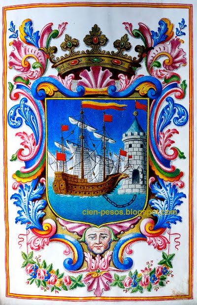 Escudo de Santander en 1755