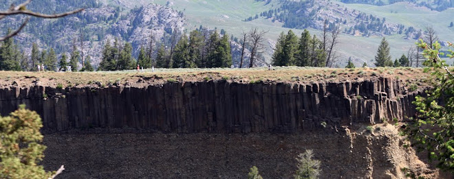flowing lava layer + people