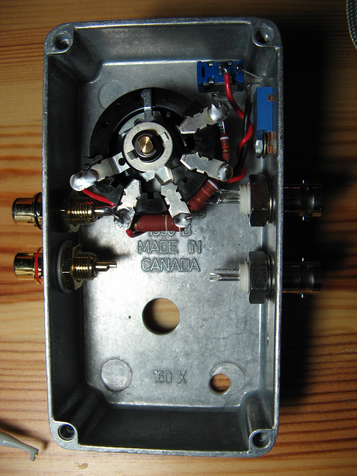 Making of a Tube Amp Side Project a Switched Attenuator
